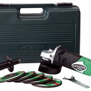 Hitachi G12SR3 4-1/2″ 6-Amp Angle Grinder with 5 Abrasive Wheels
