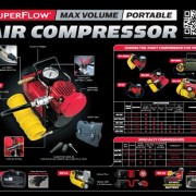 Q Industries MV50 SuperFlow High-Volume 12-Volt Air Compressor