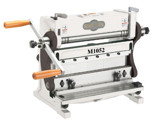 Shop Fox M1052 3-In-1 Sheet Metal Machine, 12-Inch