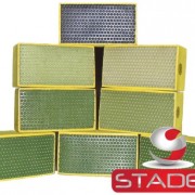 Diamond Hand Polishing Pads STADEA for Stone Concrete Granite Marble – Set of 7 Pcs