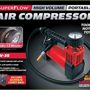 Q Industries HV-35 SuperFlow 12-Volt 140 PSI Air Compressor