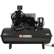 – Campbell Hausfeld Fully Packaged Air Compressor – 7.5 HP, 24.3 CFM @ 175 PSI, 208-230/460 Volt Three Phase, Model# CE7006FP