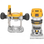 DEWALT DWP611PK 1.25 HP Max Torque Variable Speed Compact Router Combo Kit with LED’s