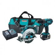 Makita XT250 LXT 18V Cordless Lithium-Ion  1/2 in. Hammer Drill and Circular Saw Kit