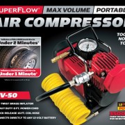 Q Industries MV50 SuperFlow High-Volume 12-Volt Air Compressor