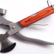 CoBean 8 in 1 multi-function stainless steel hammer wrench pliers saw blade knife tools set