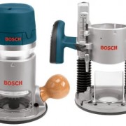 Bosch 1617EVSPK 12 Amp 2-1/4-Horsepower Plunge and Fixed Base Variable Speed Router Kit with 1/4-Inch and 1/2-Inch Collets