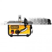 DEWALT DWE7480XA 10-Inch Compact Job Site Table Saw with Guarding System and Stand DEWALT DWE7480XA 10-Inch Compact Job Site Table Saw with Guarding System and Stand